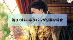 偽りの妹のネタバレが必要な場合